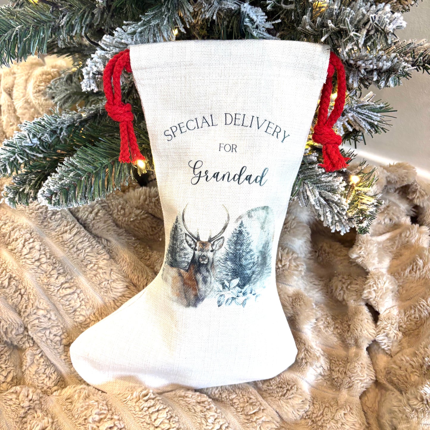 Stag / Moon Santa Sack