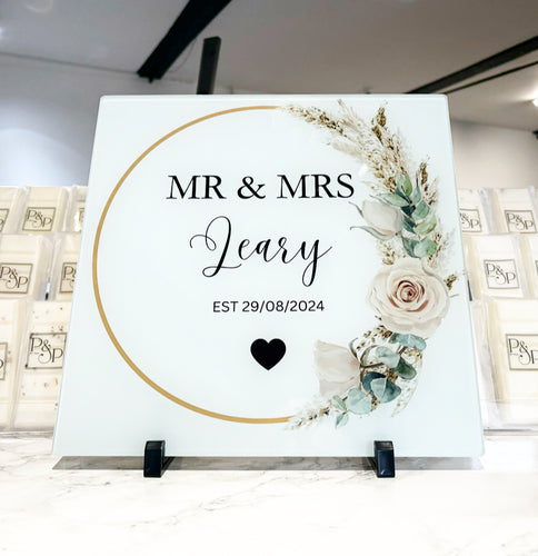 Mr and Mrs Surname 30cm Chopping Board