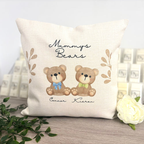 Mummys Bears (Choose bears and Genders) 40cm Cushion