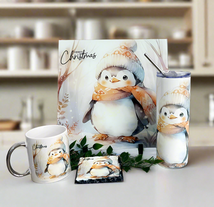 Penguin Bundle (Splashback, Tumbler & Mug and Coaster)