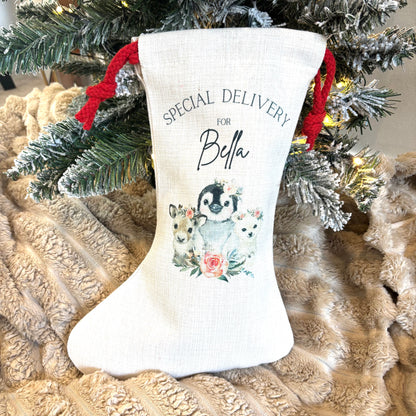 Santa Sack Trio of Snow Animals