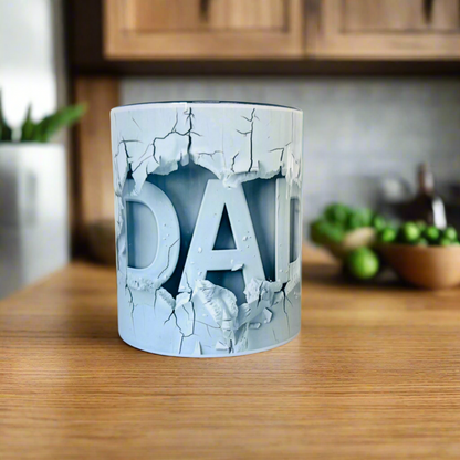 Dad Cracked Mug 11oz