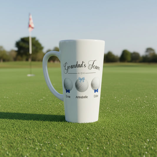 Golfing Team Latte Mug