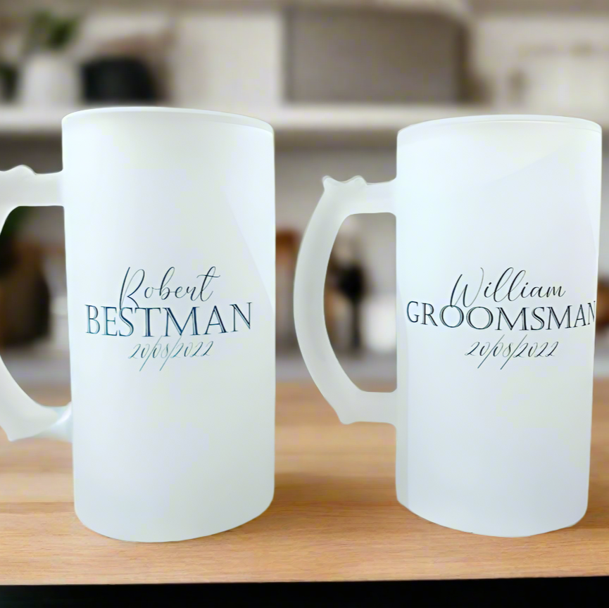 Best Man/Groomsman - Frosted Stein (Personalised)