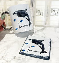 Killer whale and Coaster Set