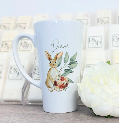 New Latte Ceramic Mug 17oz Rabbit inc Box