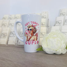 New Latte Ceramic “Not Today Cupid” Mug 17oz inc Box