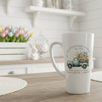 Vintage Spring Truck Latte Ceramic Mug 17oz inc Box