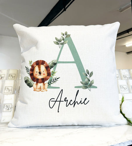 Green Initial with Lion (Various Products)