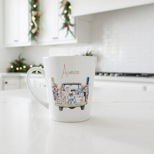 Preppy Christmas Mini Latte Mug