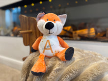 Pre Order: Fox Teddy Bear Plush with Initial & Name