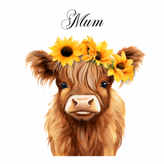 Highland Cow Spring - Tester for Latte and 11oz Grey Mug