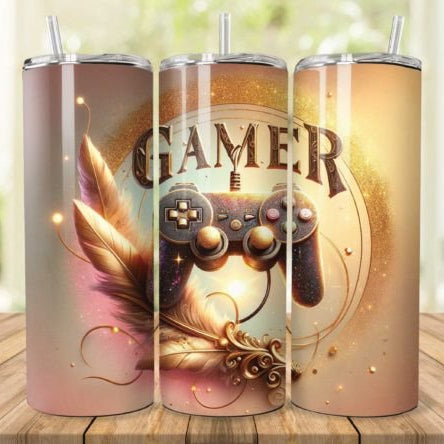 Feather Gamer Tumbler