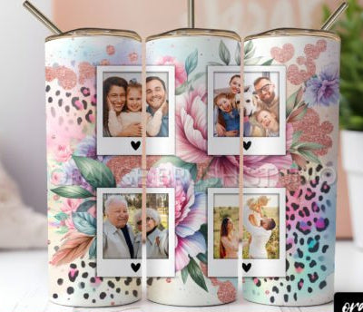 4 Photo leapord print Tumbler