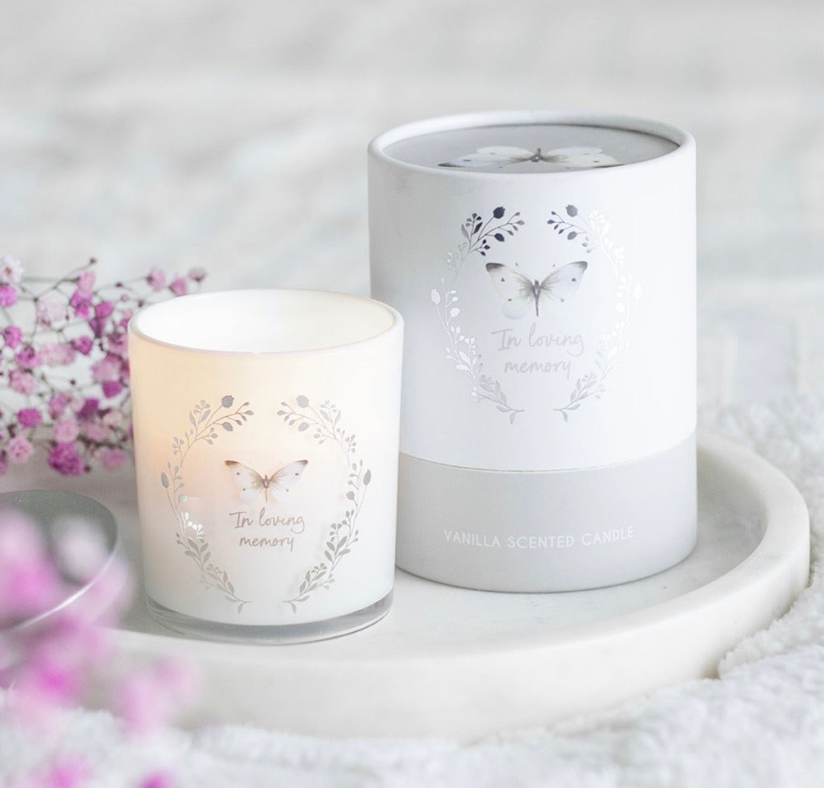 In Loving Memory Vanilla Candle