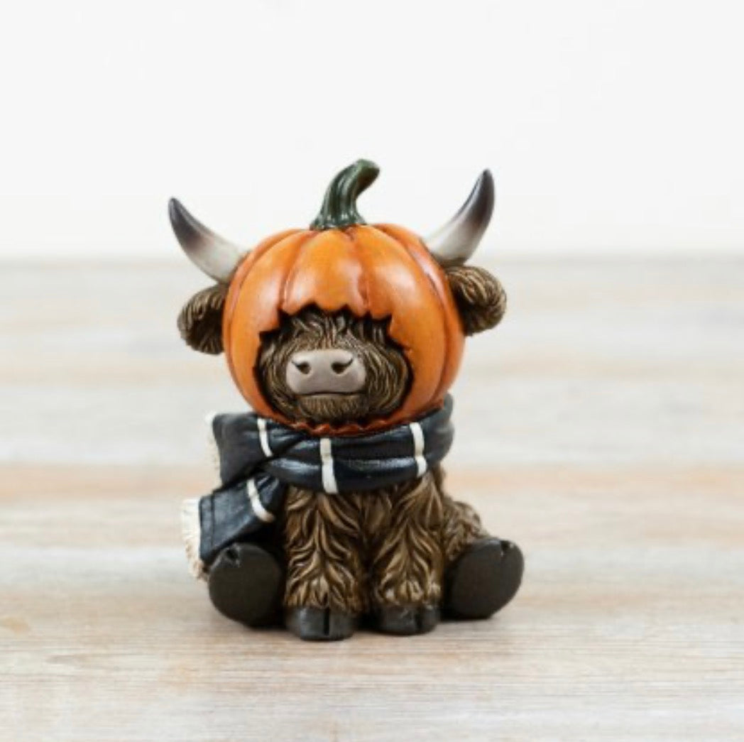 Highland cow pumpkin