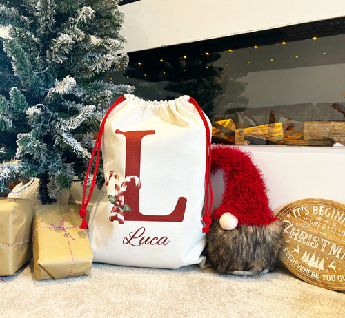 SANTA SACK INITIAL