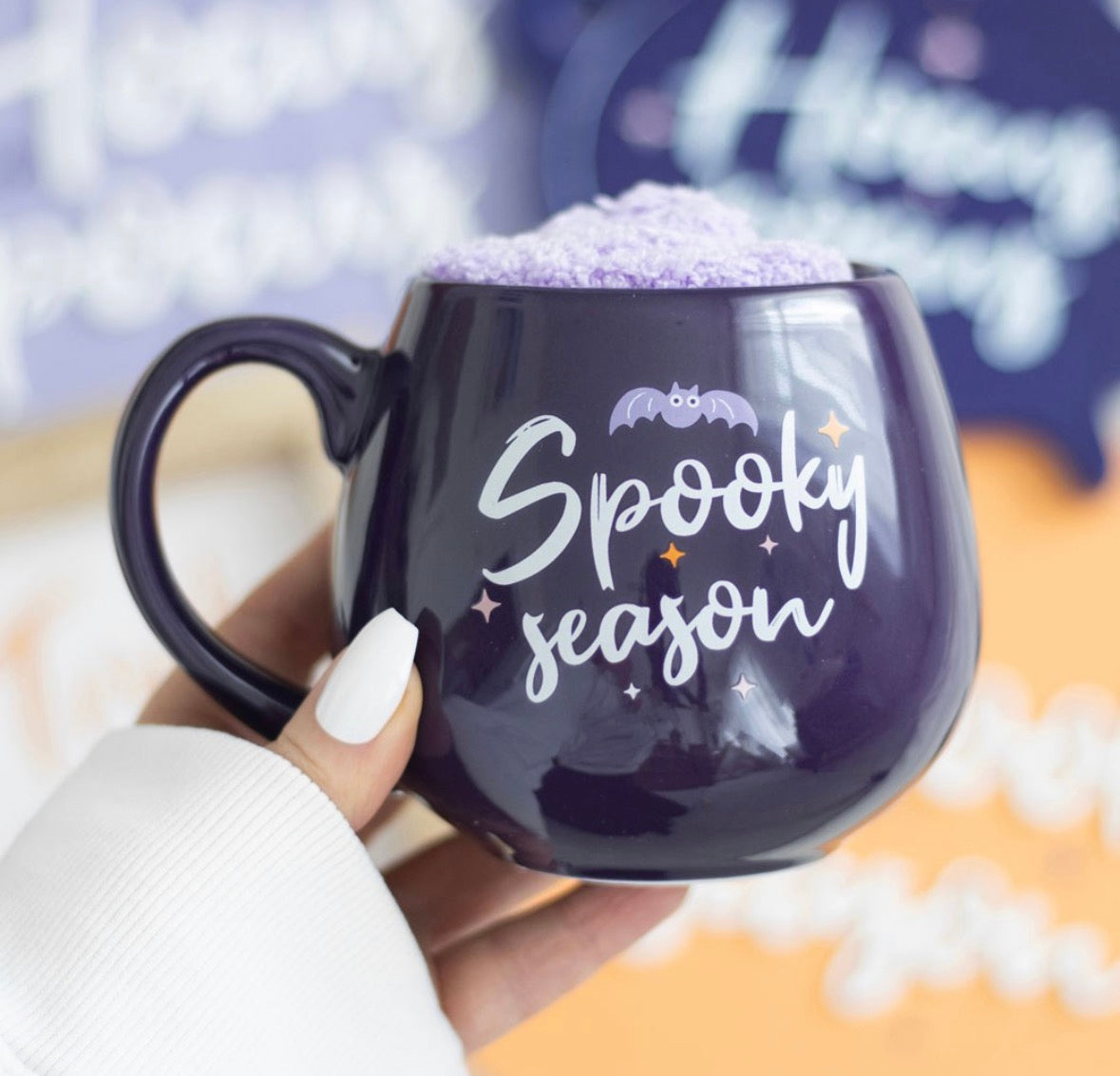 Pre Order: Spooky Season and fluffy Socks