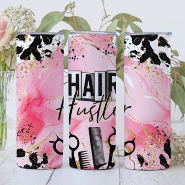 Hair Hustler Skinny Tumbler