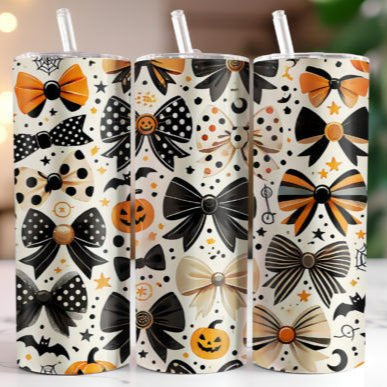 Autumn Bow Skinny Tumbler 600ml