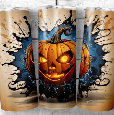 Pumpkin Splash Skinny Tumbler