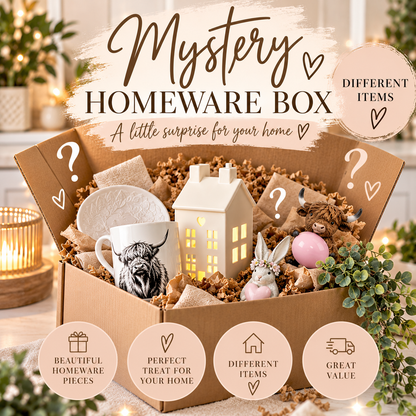 One Off Purchase -Mystery Homeware Box (September) Small Box