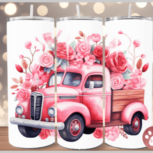 Valentines Truck Tumbler