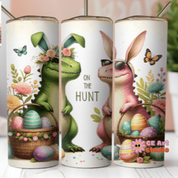 Easter Dinosaur Tumbler