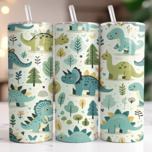 Cute Dinosaur Tumbler