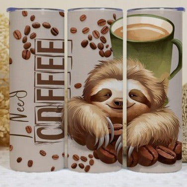 I need Coffee Sloth Tumbler