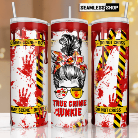 True Crime Skinny Tumbler 600ml