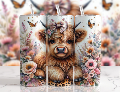 Highland Cow Tumbler 7