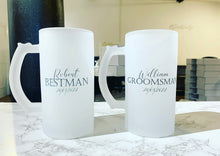 Best Man/Groomsman - Frosted Stein (Personalised)