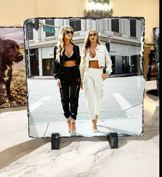 Gloss Photo Slate 19cm (Photo Only)