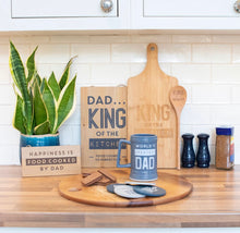 King of the Kitchen Wooden Hanging Sign 30cm